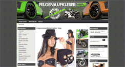 Desktop Screenshot of felgenaufkleber.net